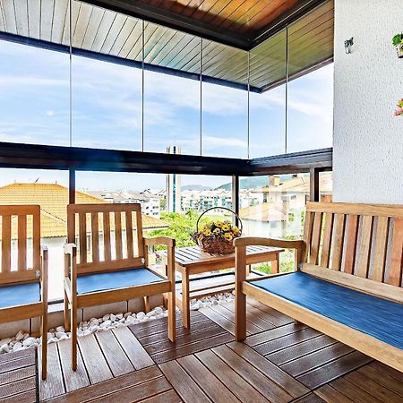 Apto com sacada e churrasq 100m Praia Brava COI302 Florianopolis Exterior foto