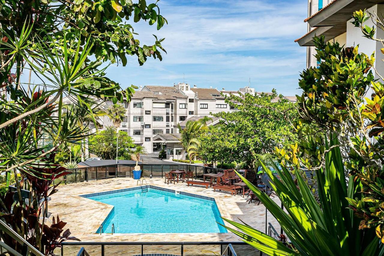 Apto com sacada e churrasq 100m Praia Brava COI302 Florianopolis Exterior foto